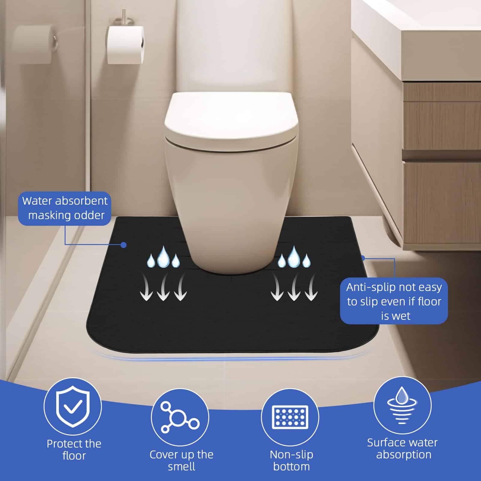 Tapetes de entrenamiento para el orinal redondo para niños, - Imagen 5