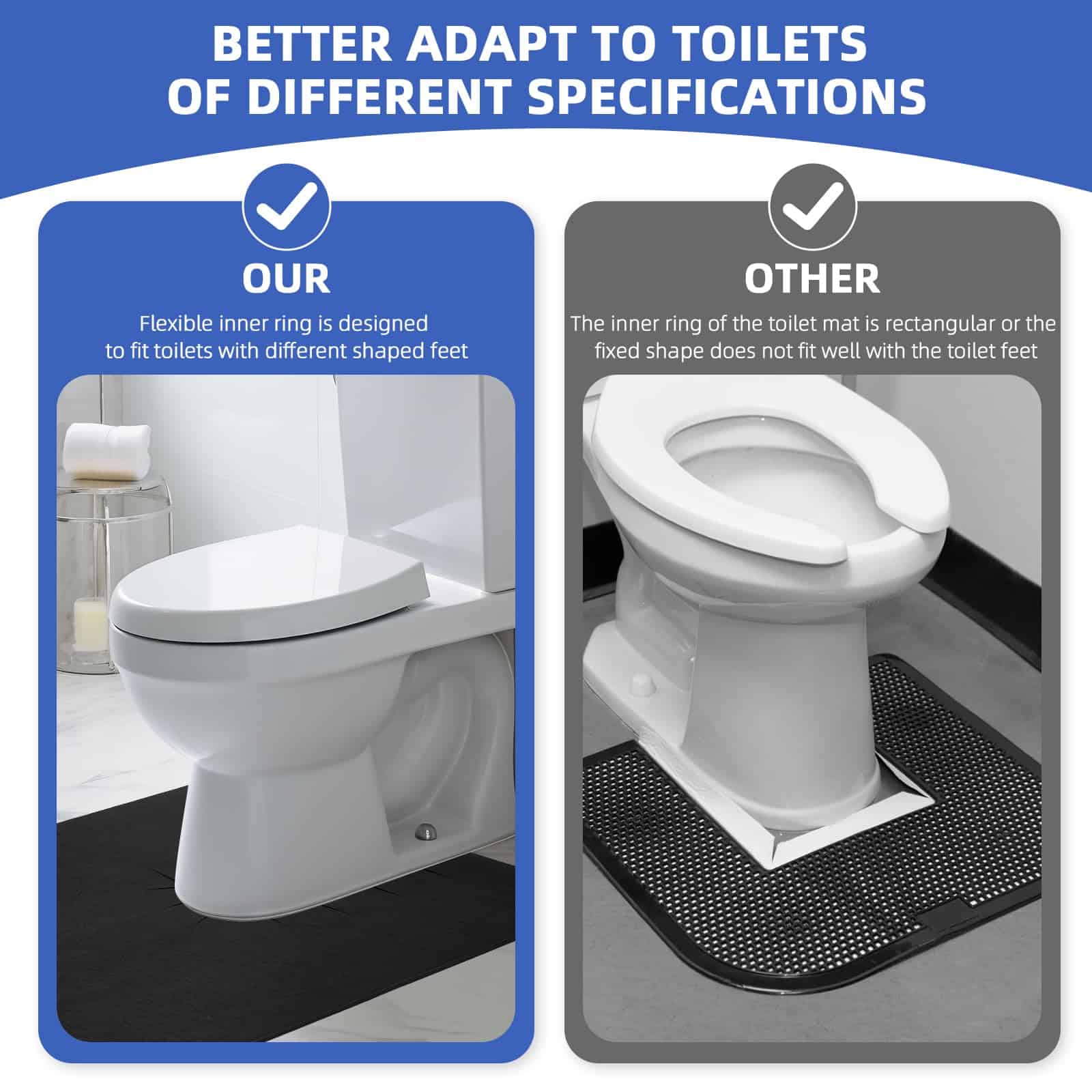 Tapetes de entrenamiento para el orinal redondo para niños, - Imagen 4