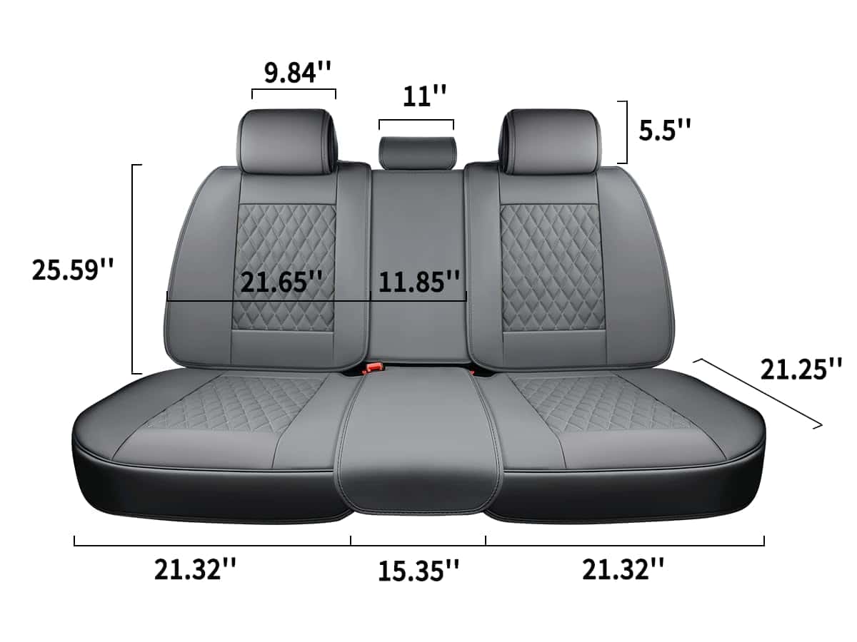 Juego Completo de Fundas para Asientos de -Gris - Imagen 9