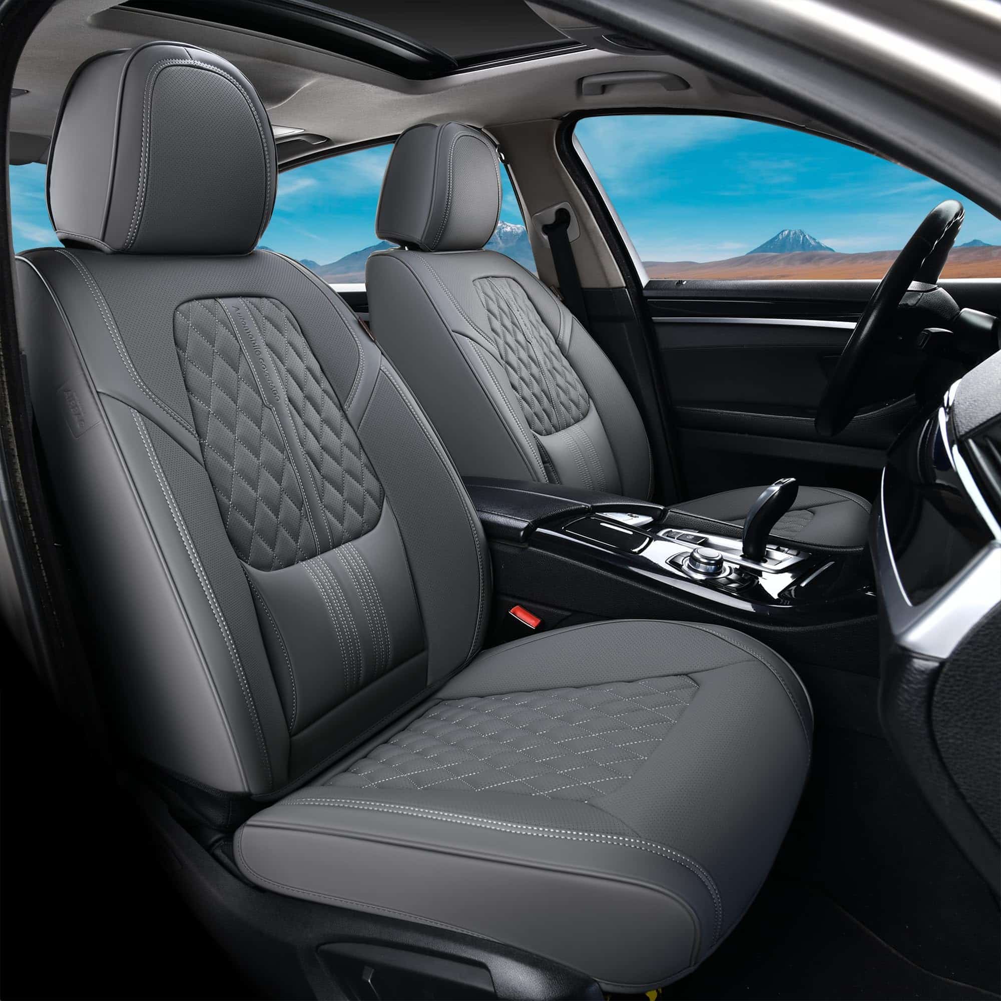 Juego Completo de Fundas para Asientos de -Gris - Imagen 3