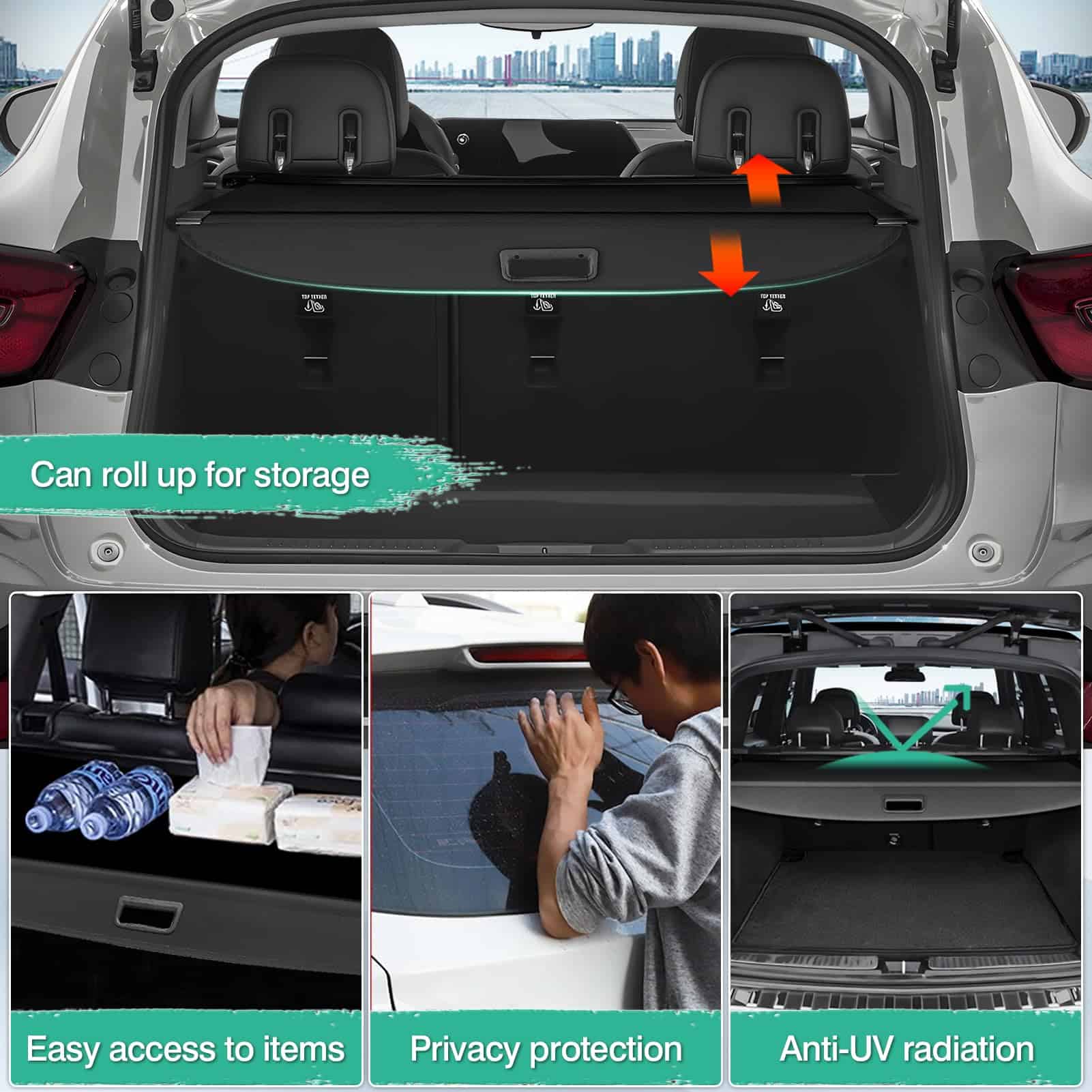 Cubierta de carga Powerty para 2024 2025 Chevrolet Chevy - Imagen 5