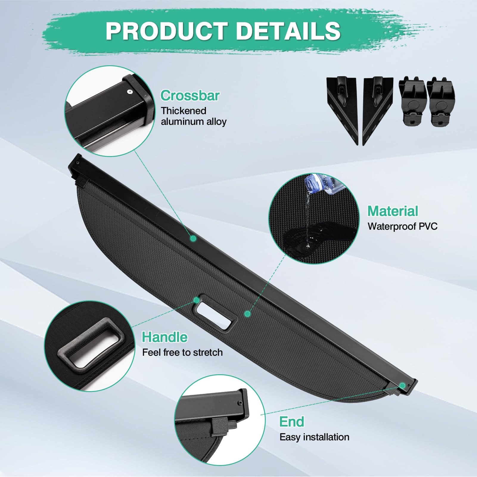 Cubierta de carga Powerty para 2024 2025 Chevrolet Chevy - Imagen 6