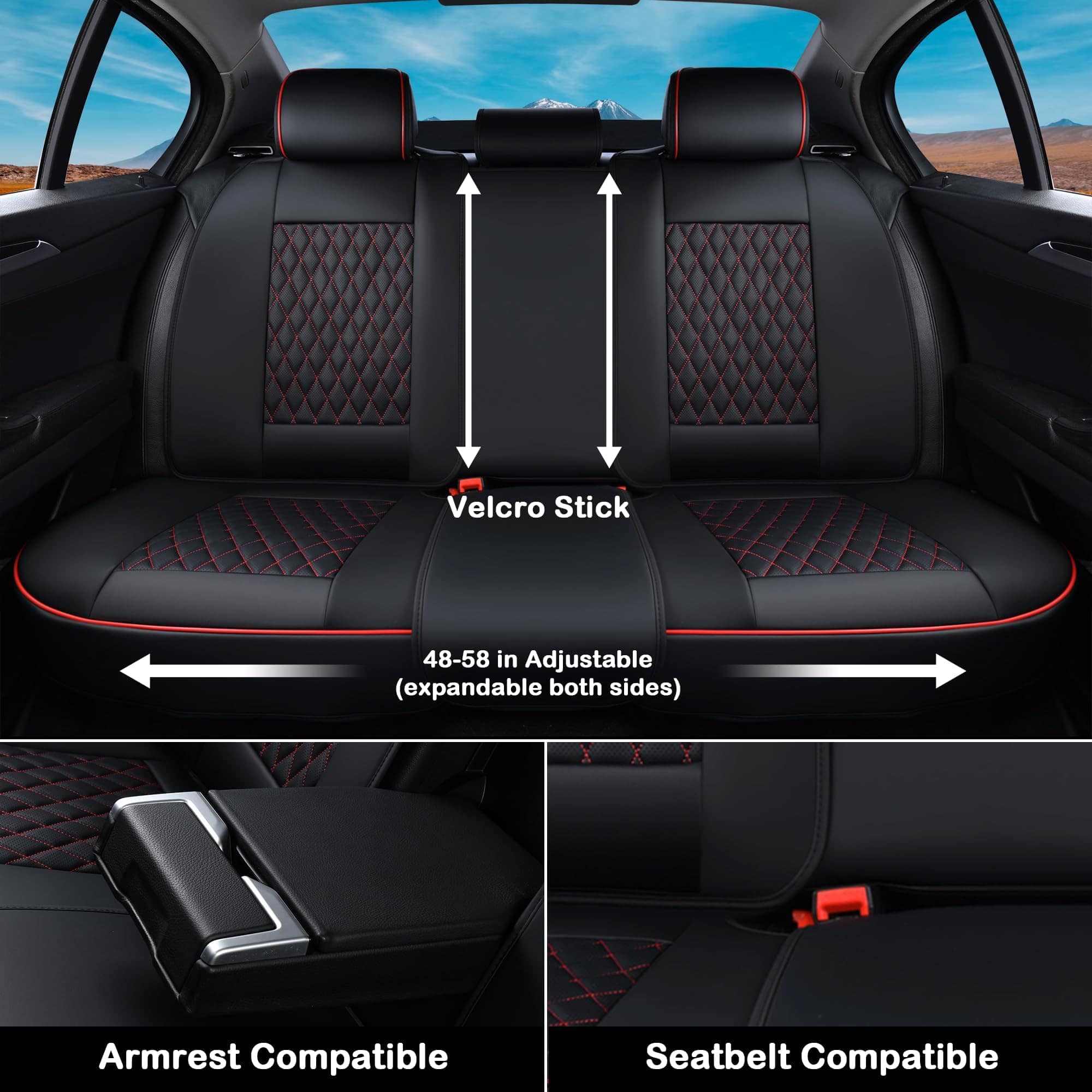 Cubre Asientos Para Autos Juego Completo, Fundas de Asiento - Imagen 4