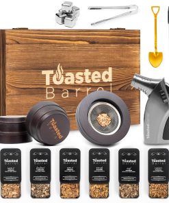 Kit de Fumador Premium de Barril Tostado con Antorcha, 6