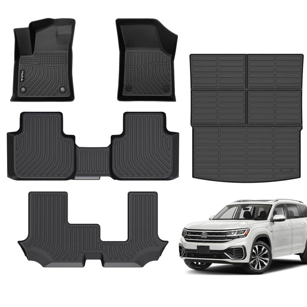 Juego de tapetes de piso y tapete de carga personalizado