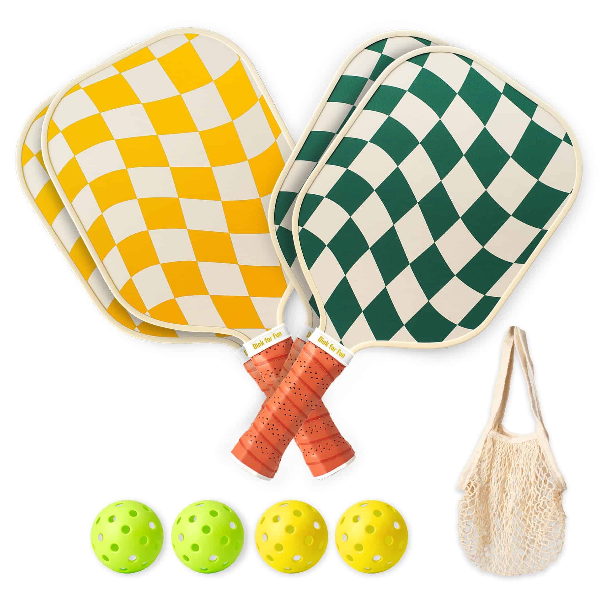 Set de 4 Palas de Pickleball - Paleta de Grafito Ligera