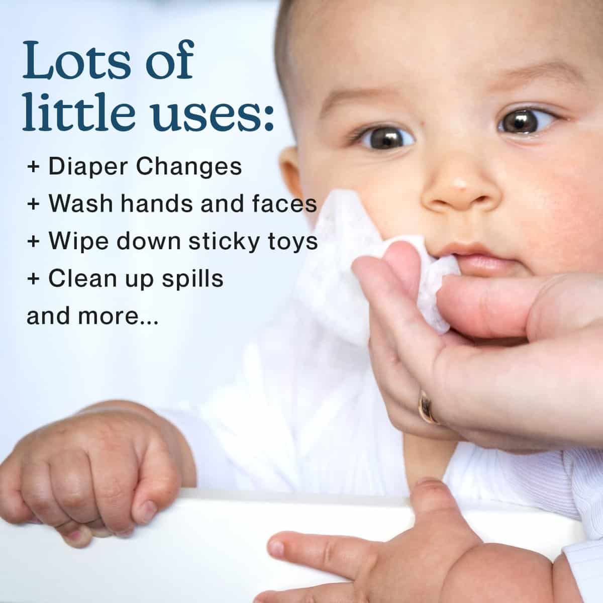 Toallitas para bebé Premium Wipemate EWG-Verified, 99% a - Imagen 5