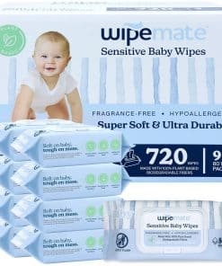 Pañitos húmedos premium Wipemate EWG-Verified para bebés,