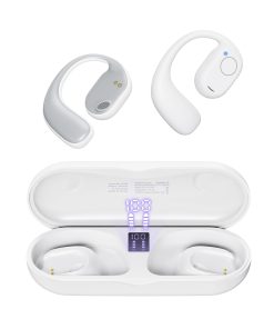 Audífonos Bluetooth de oído abierto PSIER, 40 horas de