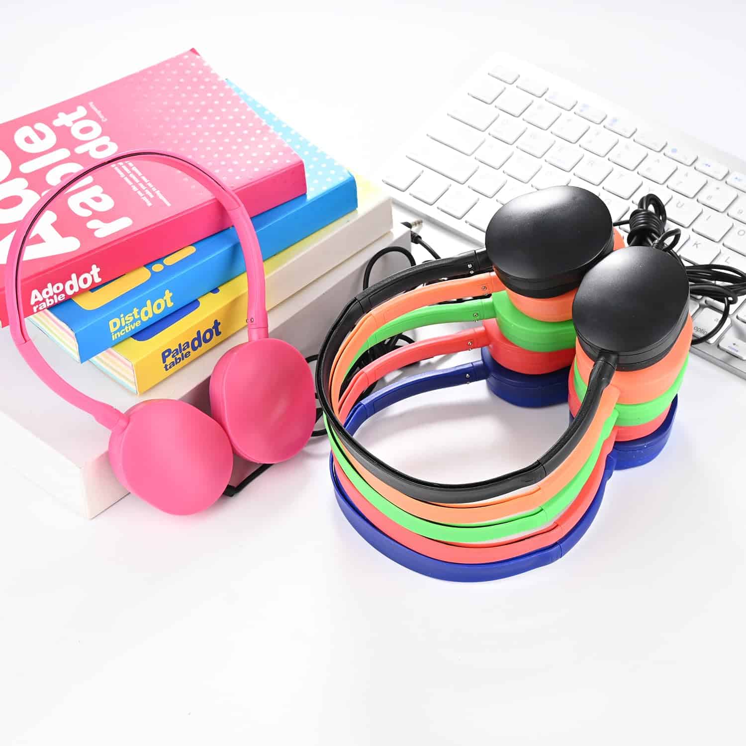 XOSDA Audífonos para Niños a Granel Paquete de 100 para - Imagen 8