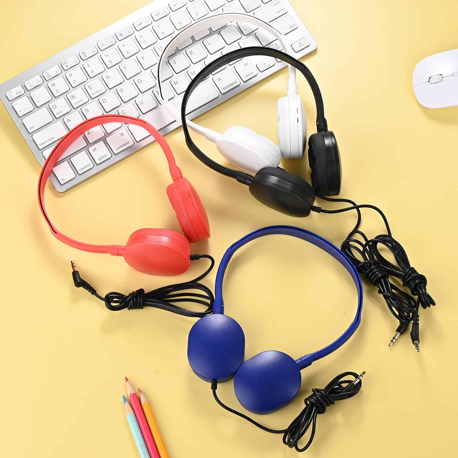 XOSDA Audífonos para Niños a Granel Paquete de 100 para - Imagen 6