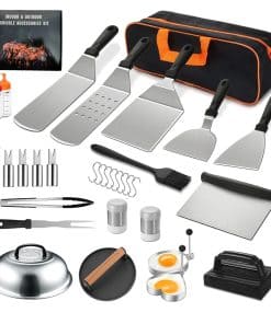 rincentd Kit de Accesorios para Parrilla, 32 PCS de Acero