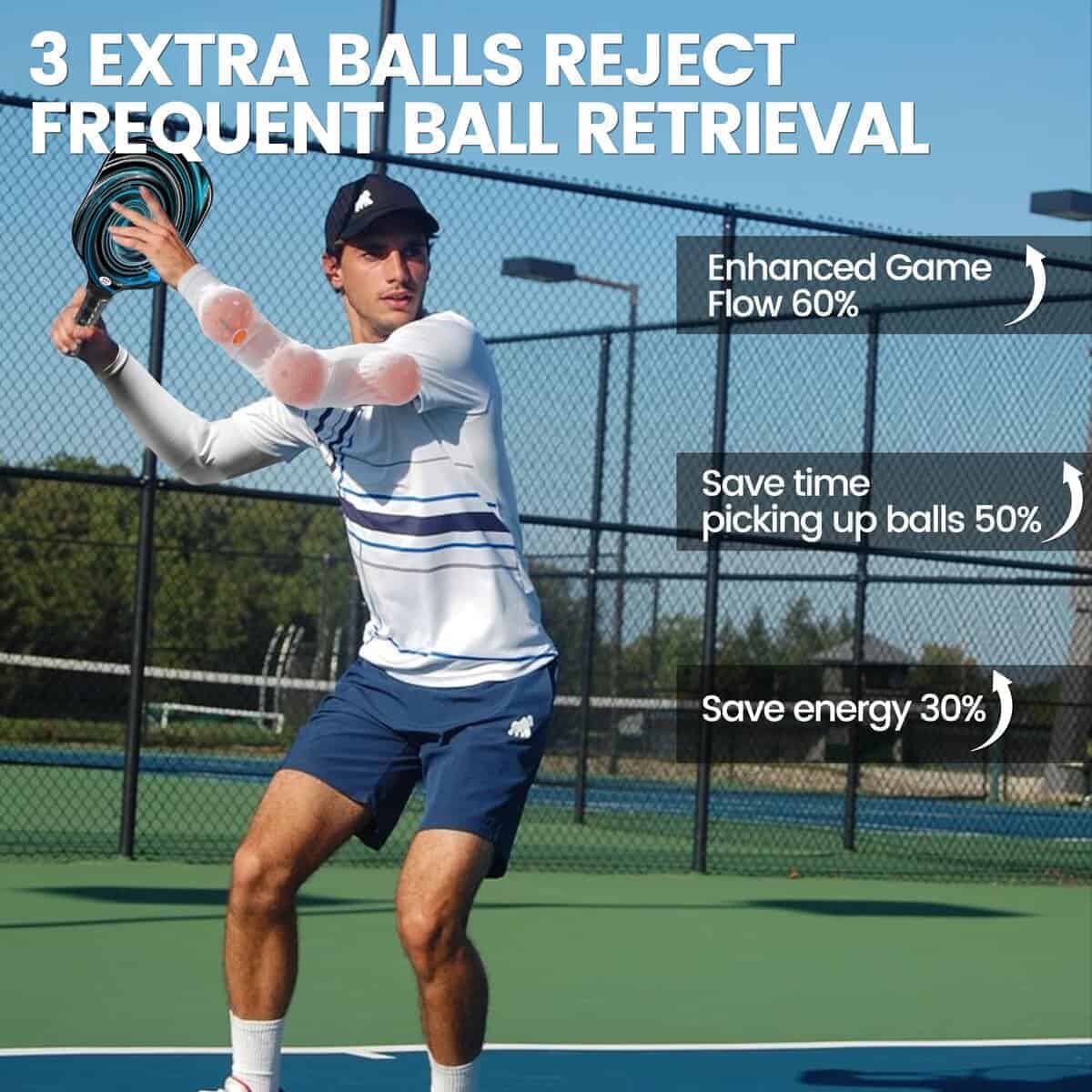 Porta-raquetas de pickleball EICEM, mangas de brazo de - Imagen 4
