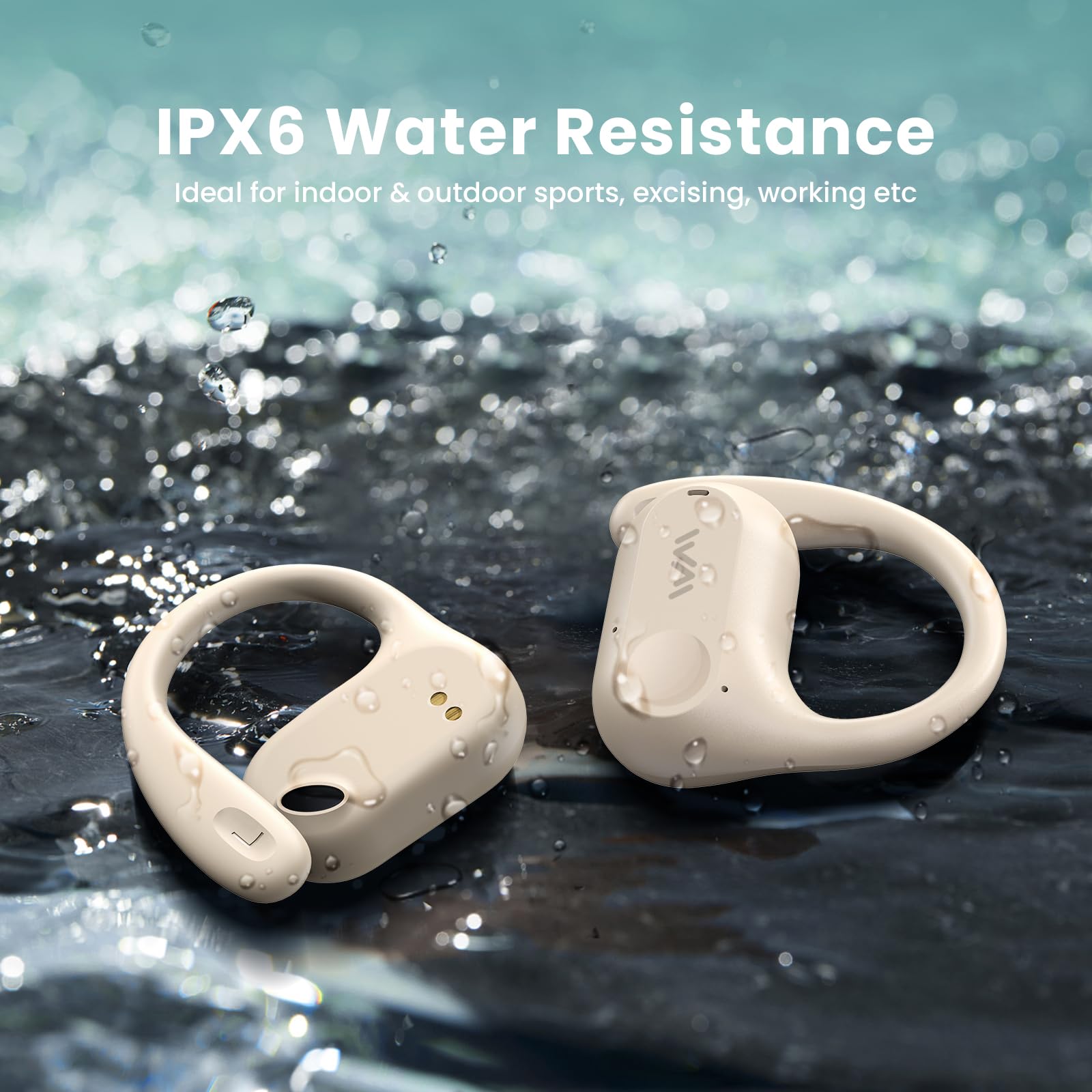 WOINNMM Auriculares de oído abierto, auriculares Bluetooth - Imagen 7