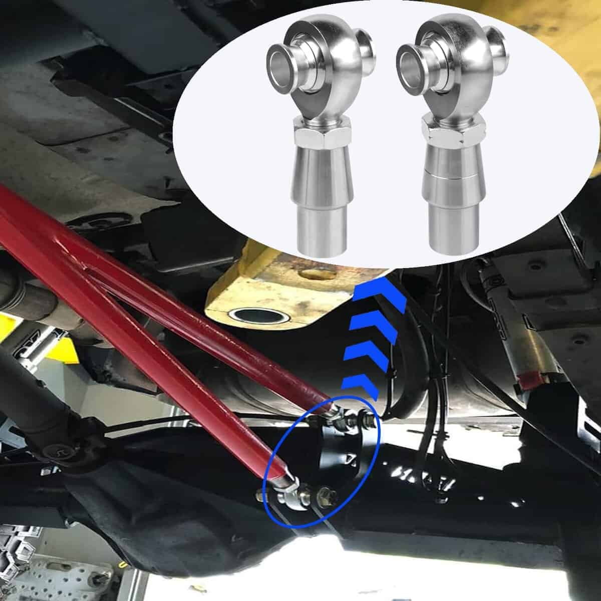 MOYZXC Kit de Extremos de Barra Panhard con Rod Ends de - Imagen 3