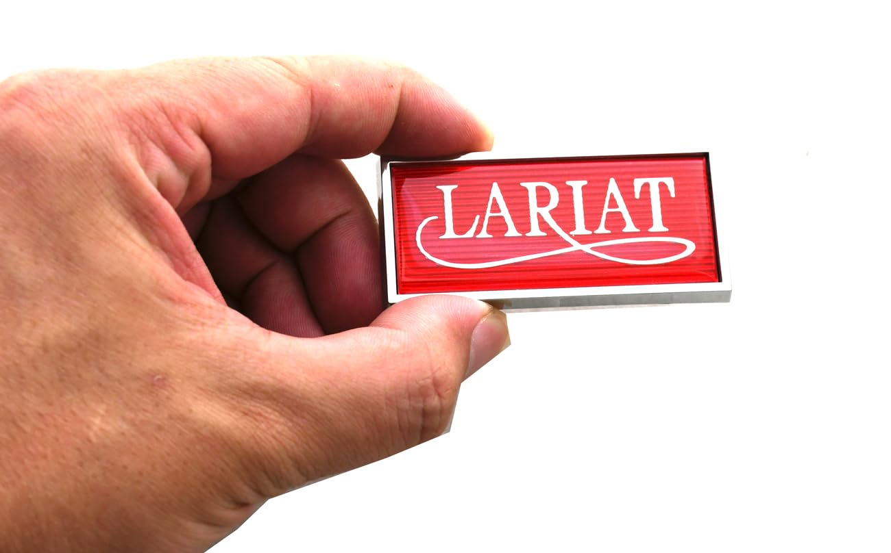 2 pcs Lariat Cab Reemplazo para Emblemas de 3D Badge - Imagen 3