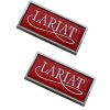 2 pcs Lariat Cab Reemplazo para Emblemas de 3D Badge
