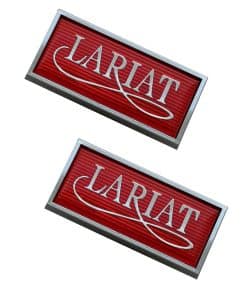 2 pcs Lariat Cab Reemplazo para Emblemas de 3D Badge