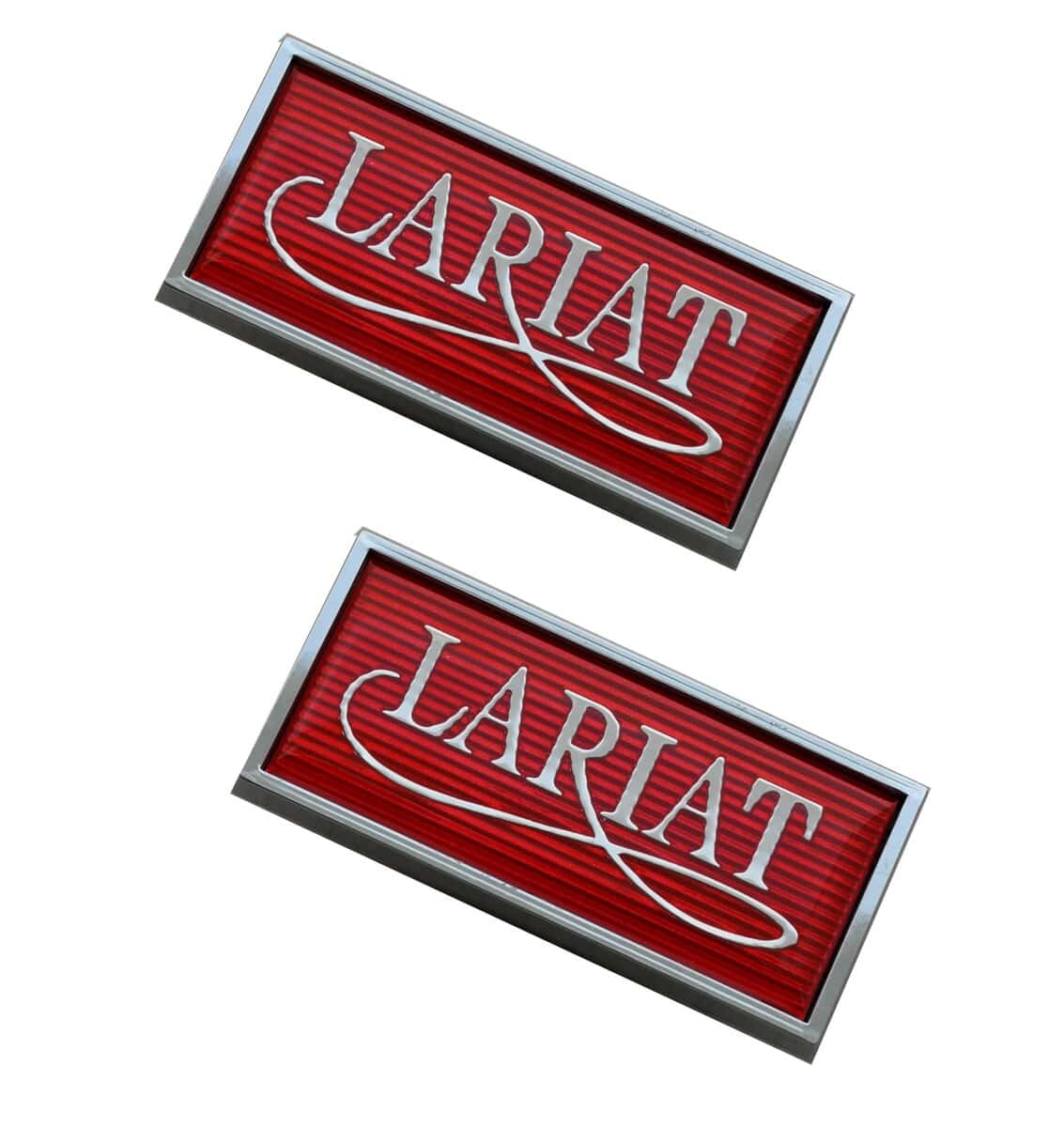 2 pcs Lariat Cab Reemplazo para Emblemas de 3D Badge