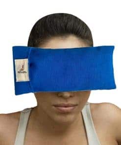 Almohada para los ojos rellena de cáscara de alforfón