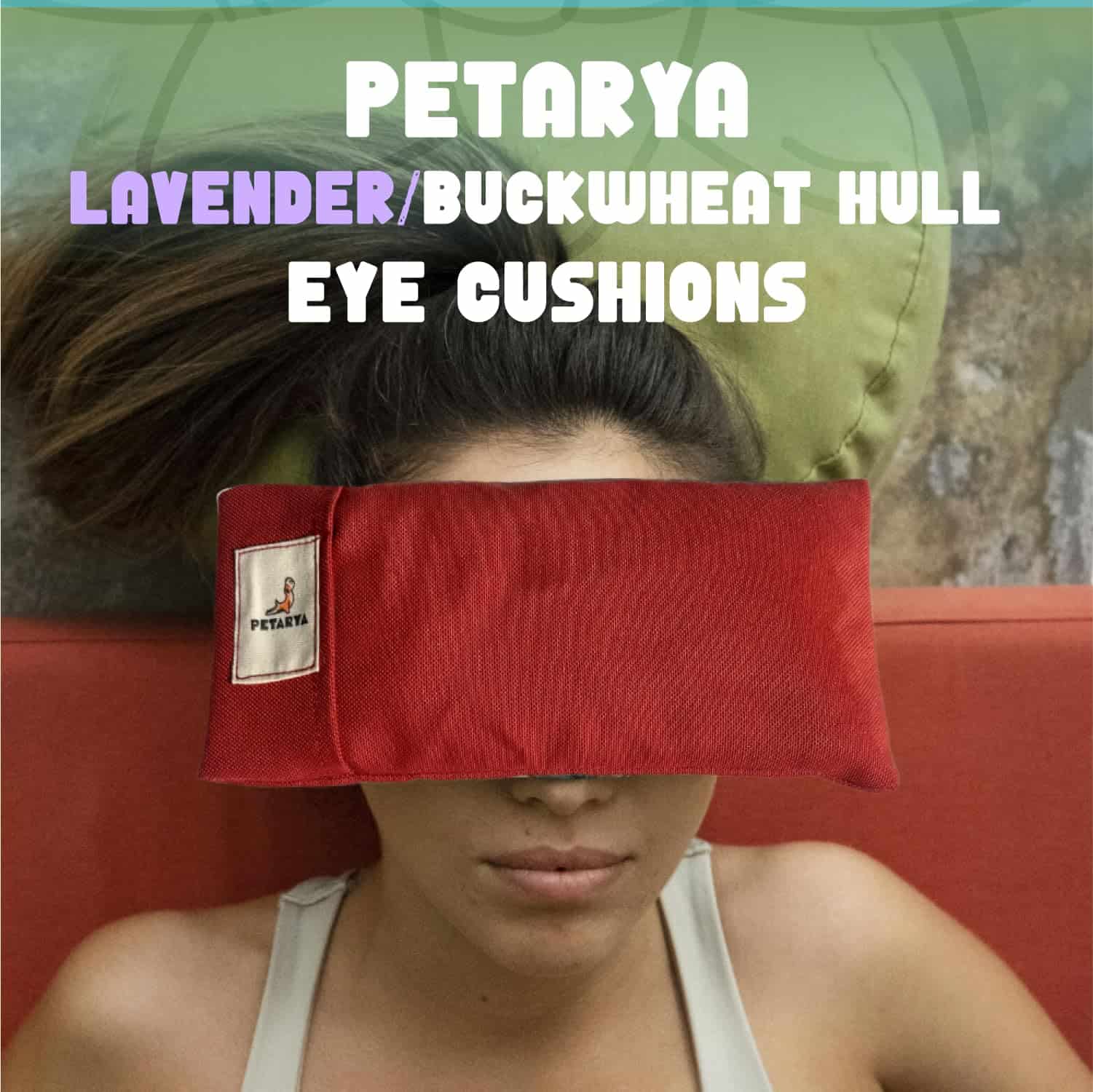 Almohada para los Ojos Rellena con Cáscara de Trigo - Imagen 3