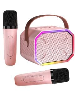 Máquina de Karaoke para Niños y Adultos, -Rosa