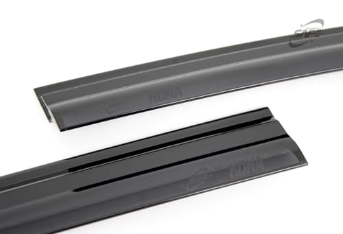 Deflector de Ventana Seguro Smoke Sun Rain Visor Guard 4 - Imagen 5