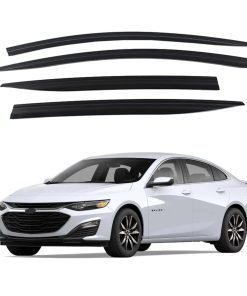 Visor de ventana seguro para humo de sol y lluvia 4 piezas