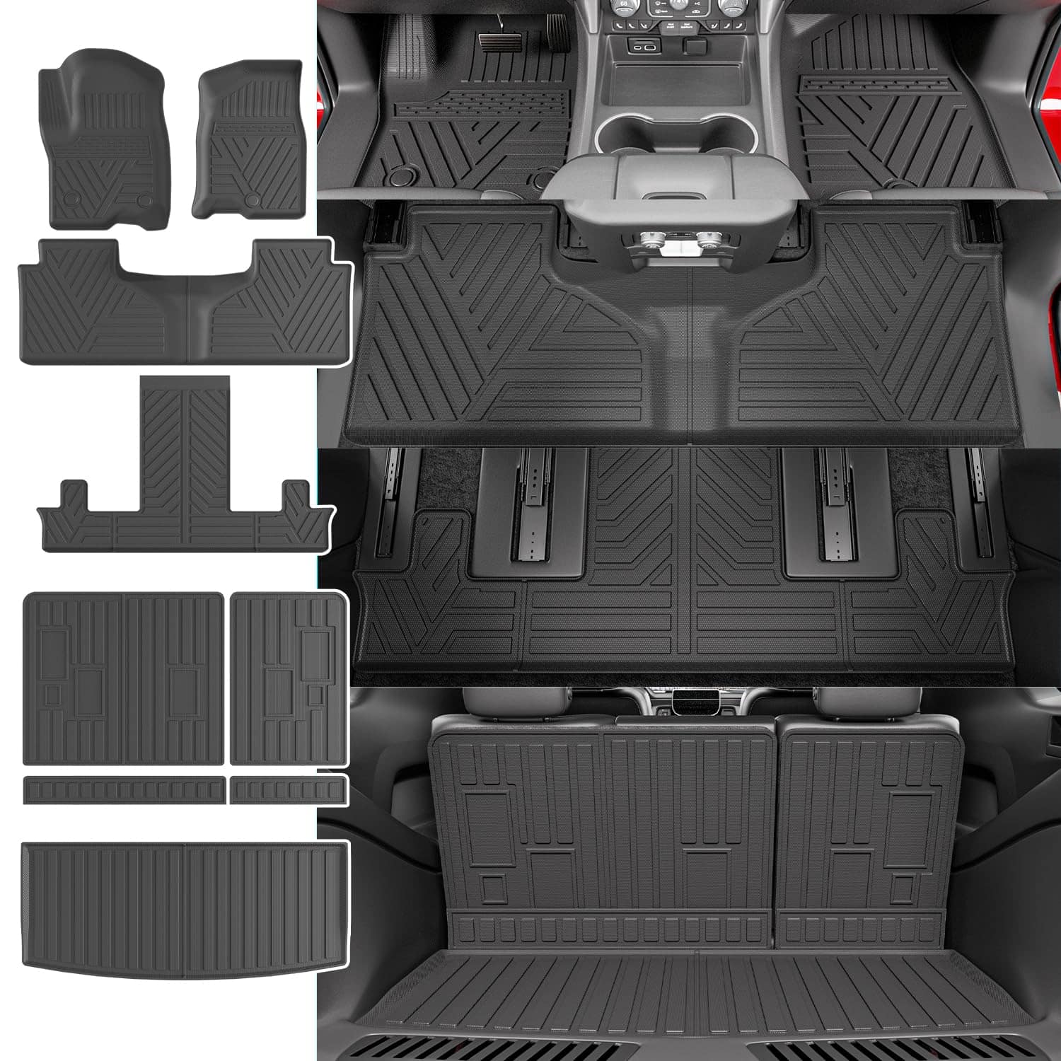 Tapete de respaldo Xipoqix Compatible con Chevy Tahoe GMC