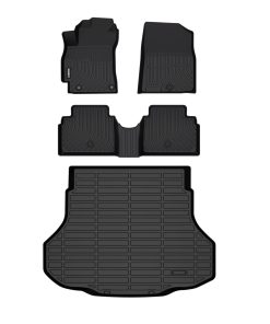 GINOWY- Tapetes y Forro de Maletero para Hyundai Elantra &