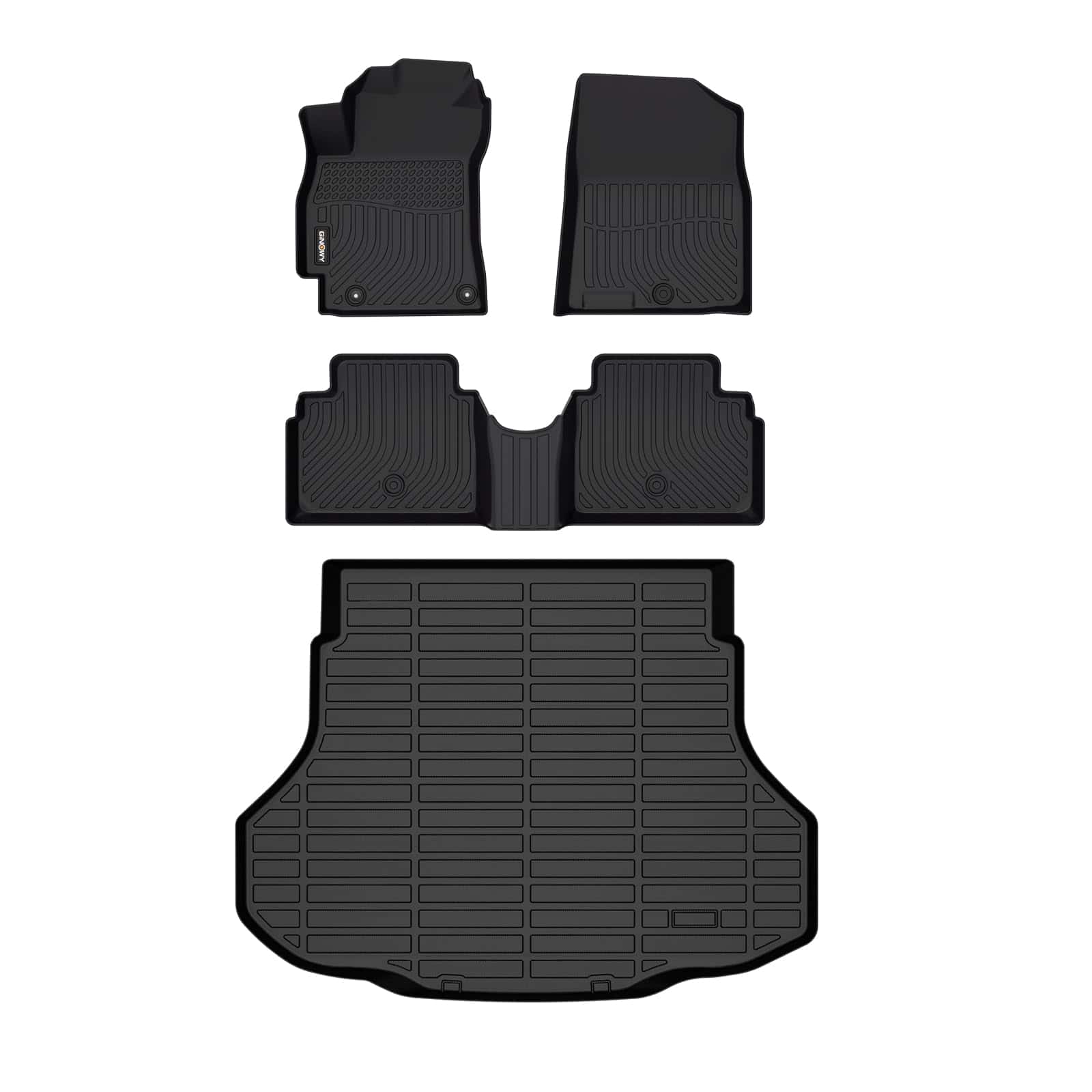 GINOWY- Tapetes y Forro de Maletero para Hyundai Elantra &