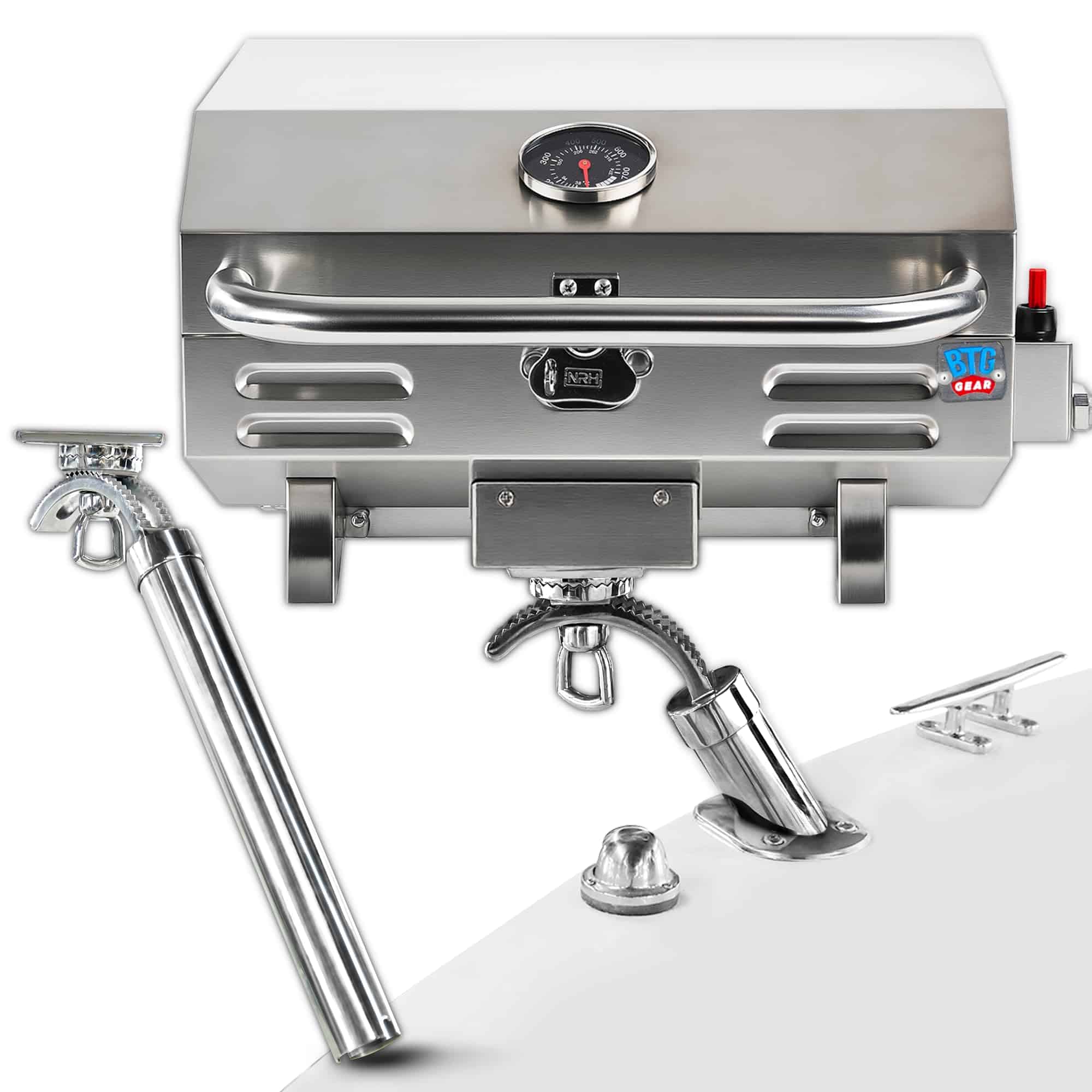 Parrilla Marina BTG Gear Tailwaves con Soporte para caña |