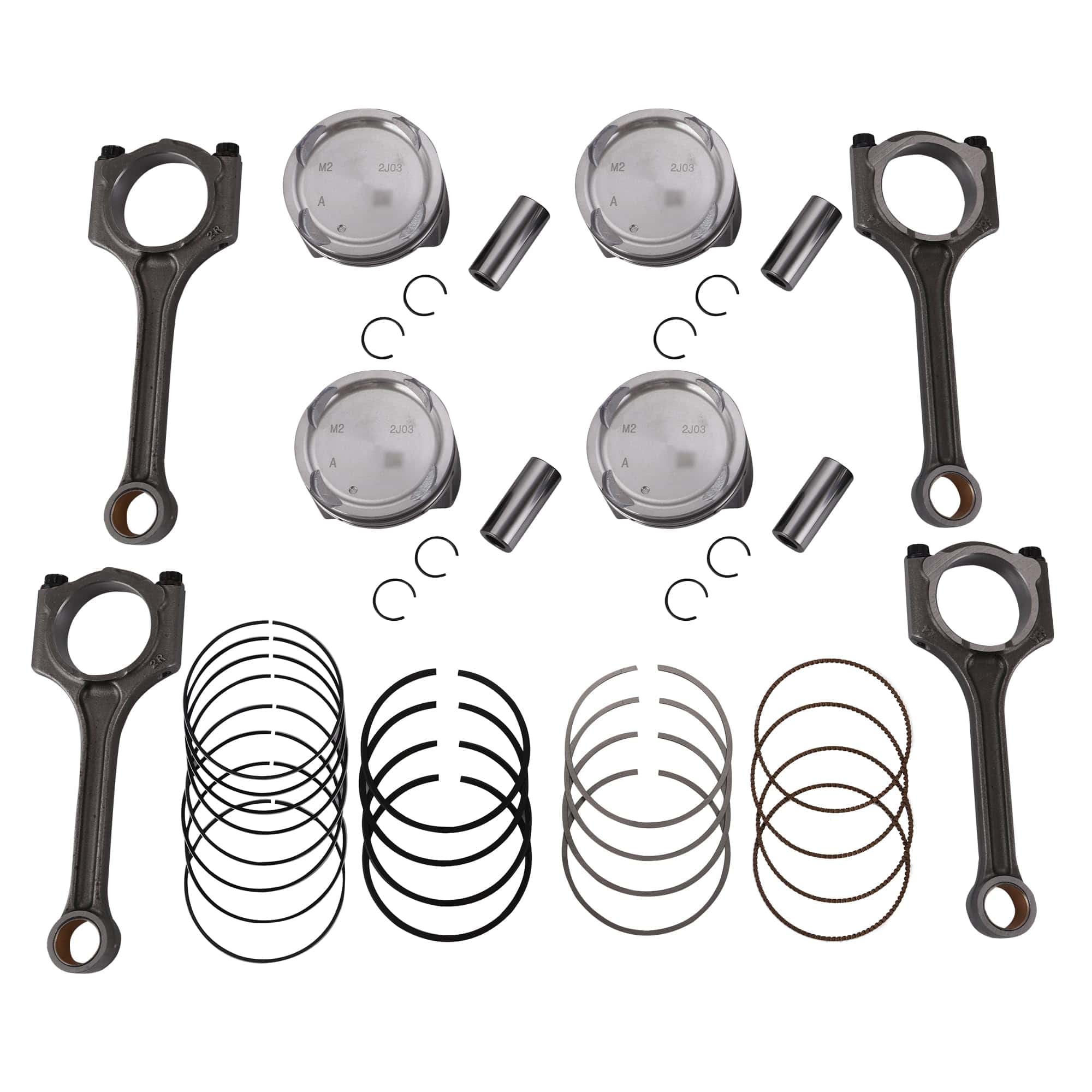 Kit de Cojinete de Pistón del Motor SLTY, Bielas y