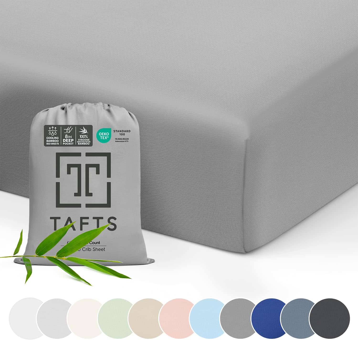 Sábanas Ajustadas 100% Viscosa Tafts para Cuna, Niñas,