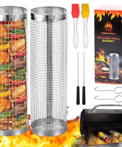 Canasta de parrilla rodante para exteriores - Paquete