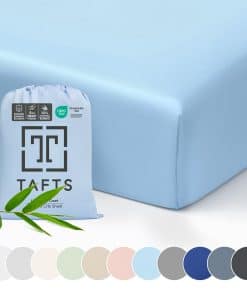 Juego de sábanas ajustadas 100% Viscosa Tafts para cuna,