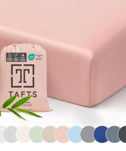 Sábanas Ajustables Tafts 100% Viscosa para Corralito,