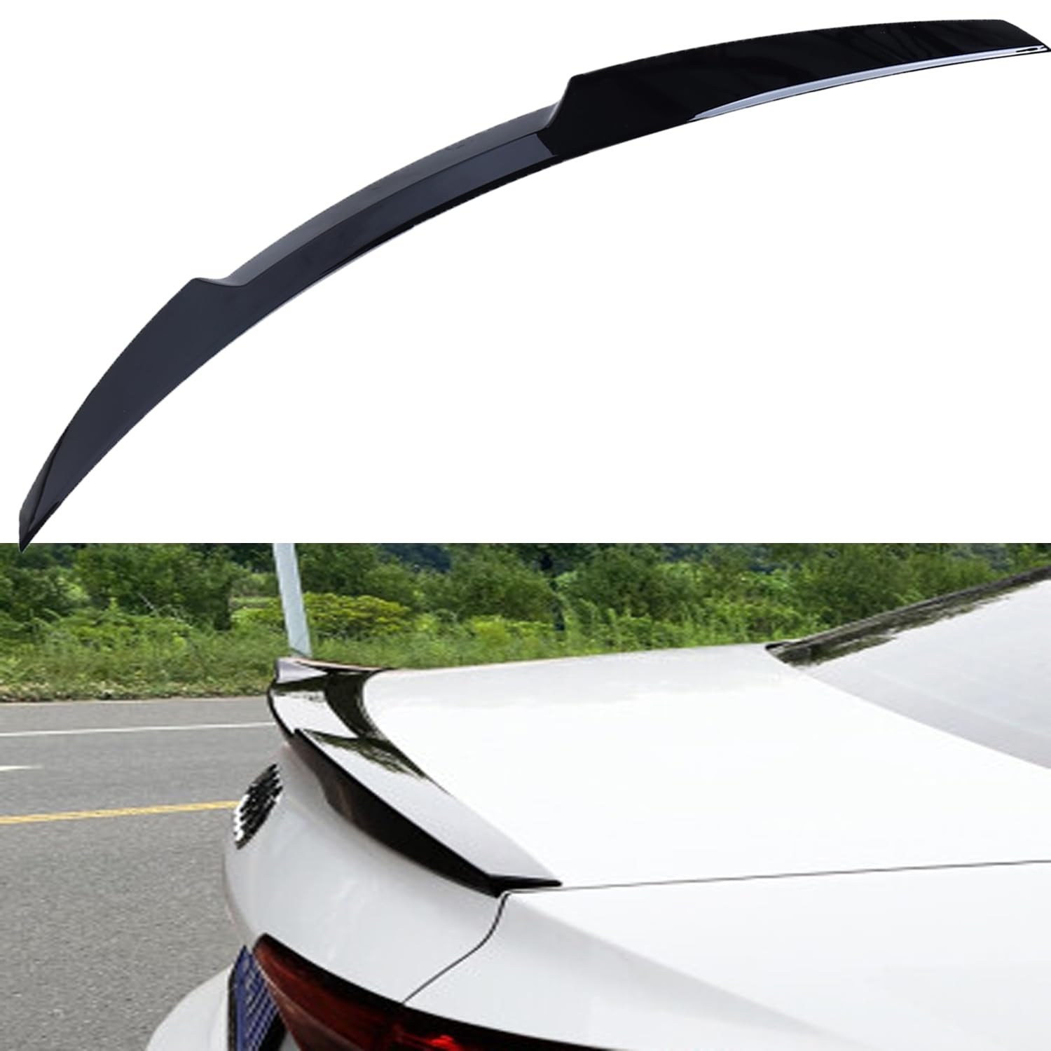 Ala de maletero alerón trasero compatible con Audi A4 B8.5 - Imagen 3