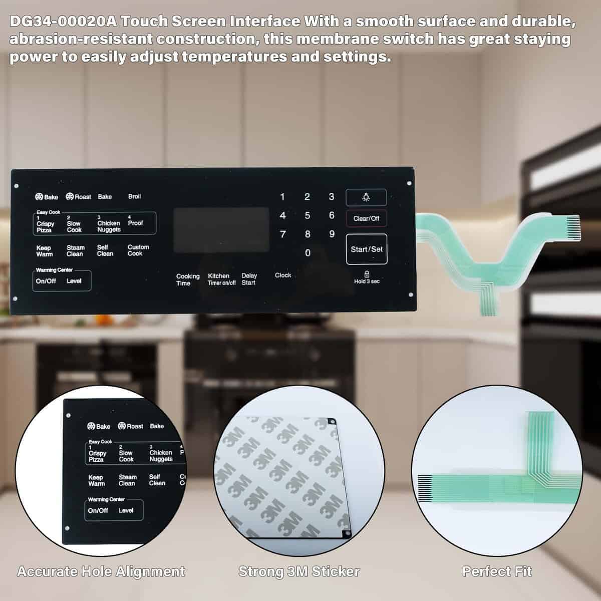 DG34-00020A Membrana Interruptor Panel Táctil, Compatible - Imagen 5