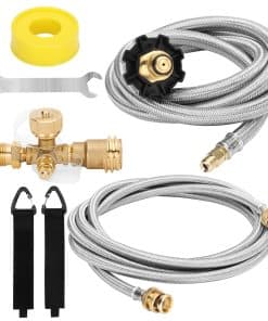 Kit Adaptador de Conexión de Propano en Latón de 4 Puertos