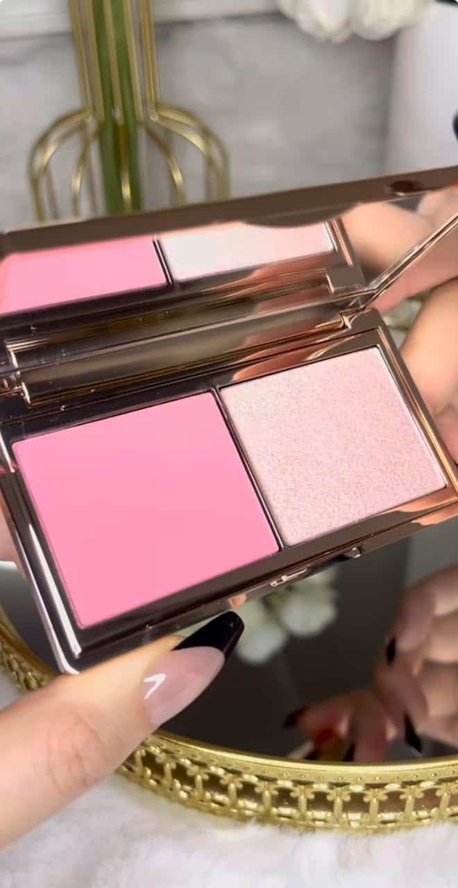 ¡NUEVA! PALETA DE COLORETE Y BRILLO GLOW HOLLYWOOD DE