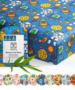 Juegos de sábanas ajustadas 100% de viscosa para cuna