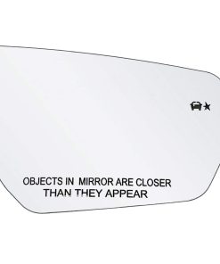 Espejo lateral del lado del pasajero con placa de respaldo