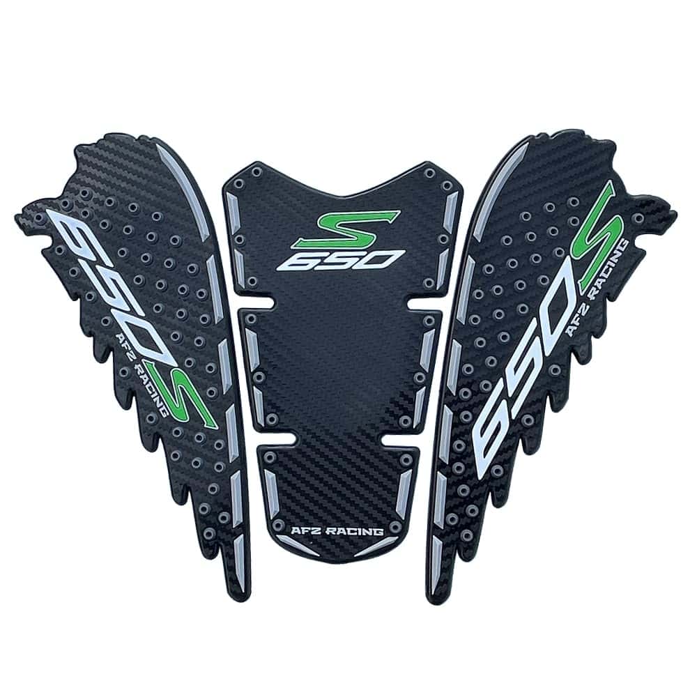 Protectores de tracción lateral de tanque de -Negro