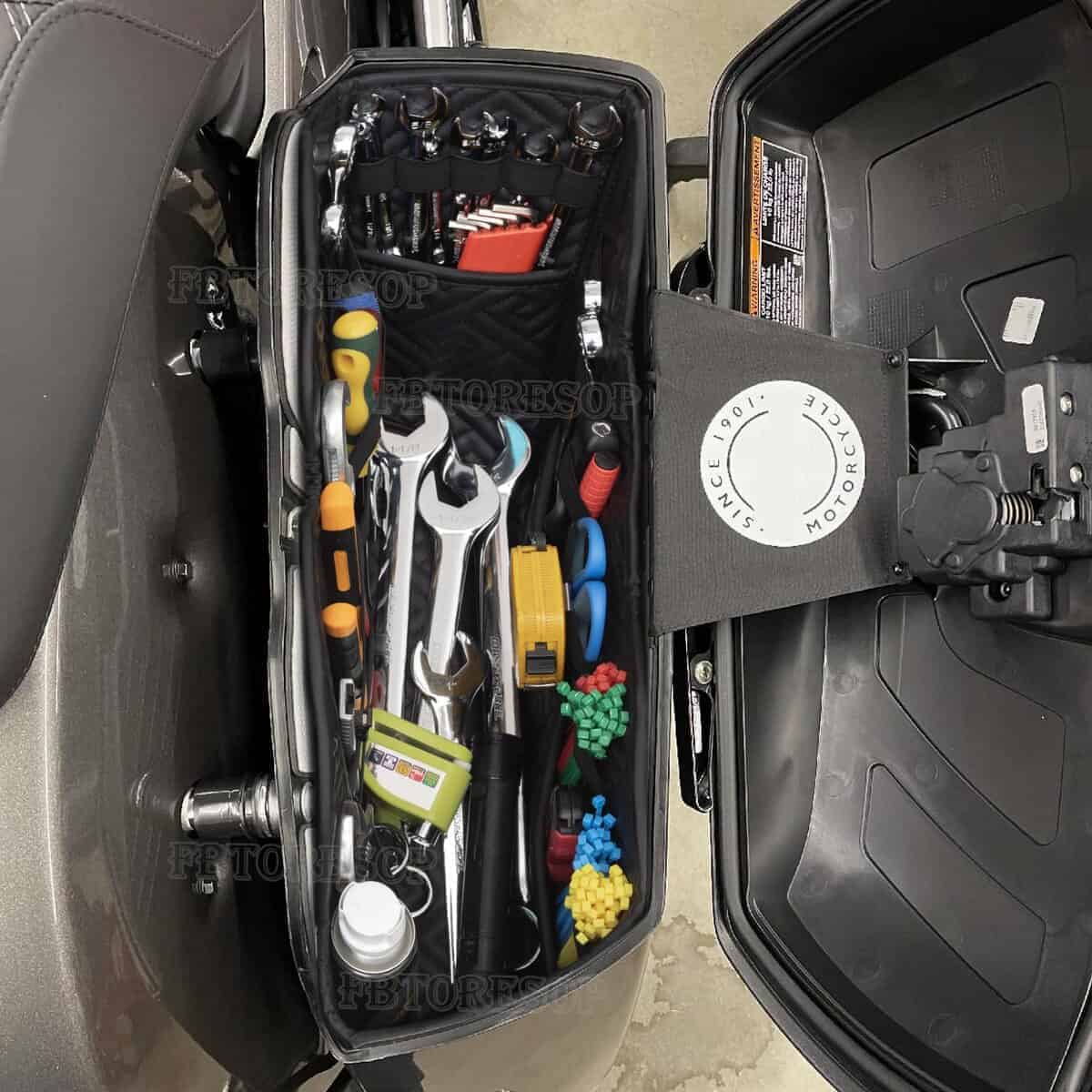 Fbtoresop Forro de Bolsa Saddlebag Indian Roadmaster Elite - Imagen 6