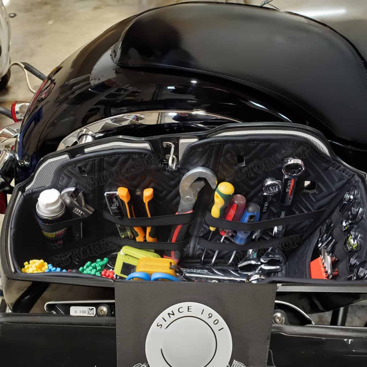 Fbtoresop Forro de Bolsa Saddlebag Indian Roadmaster Elite - Imagen 4