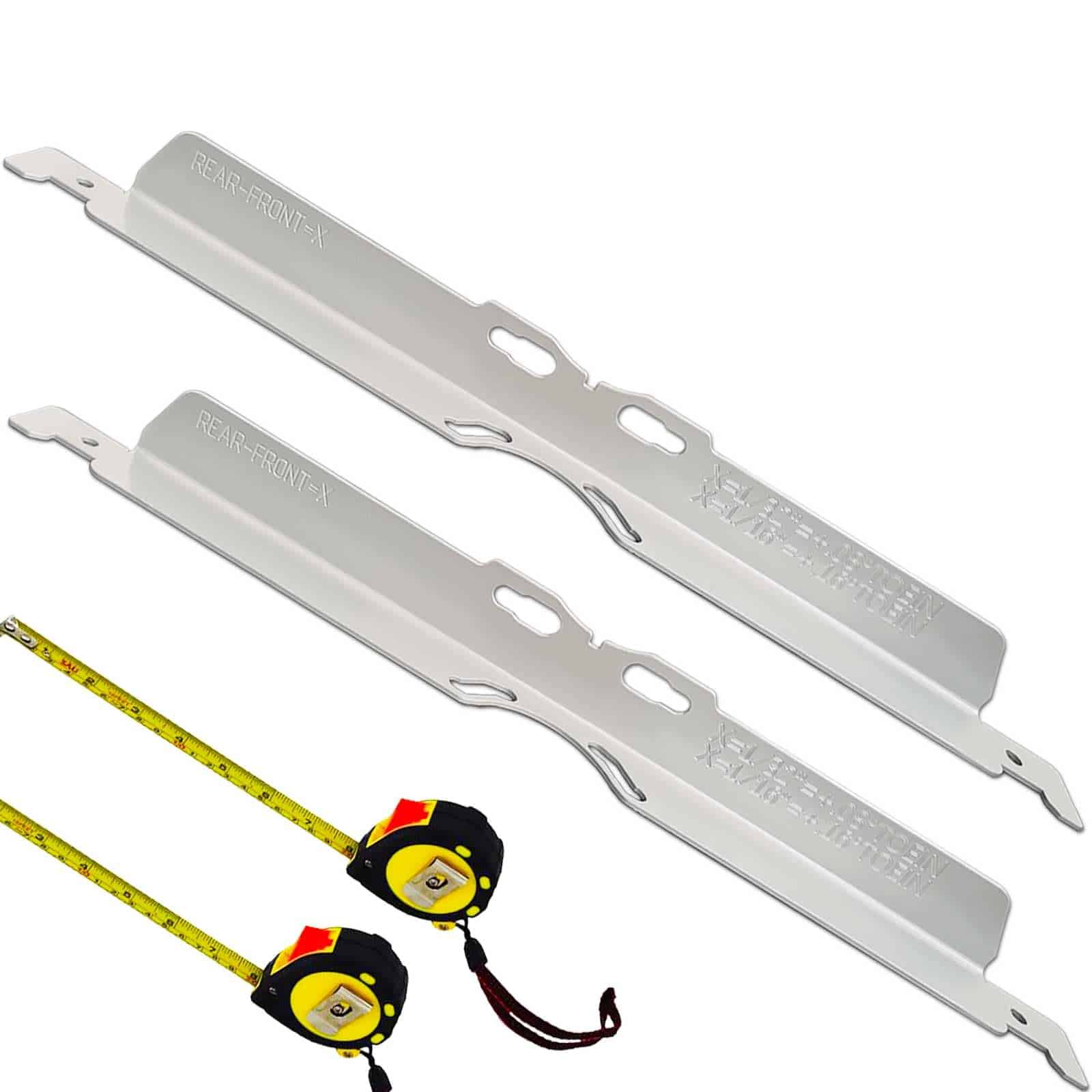 Placas de Alineación de Ruedas ZZHANFF Mejoradas, de Acero