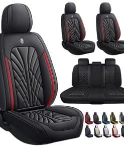 Fundas de asiento de cuero Nappa transpirables ANKIV