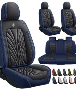 Fundas de Asiento de Coche de Cuero Nappa Transpirable