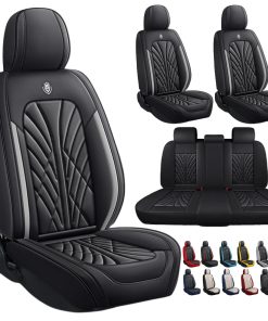 Funda de asiento de coche de cuero Nappa transpirable ANKIV